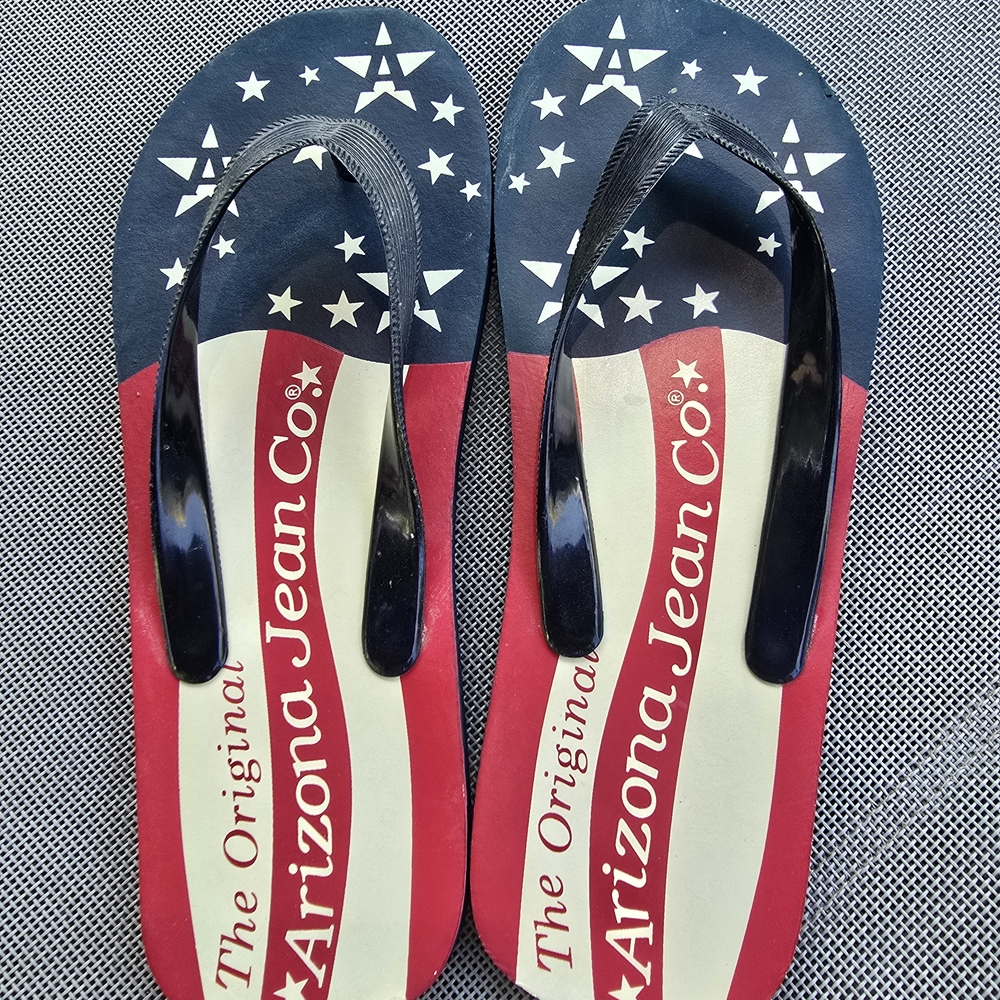 Arizona Jean Company Red, White, and Blue Sandals